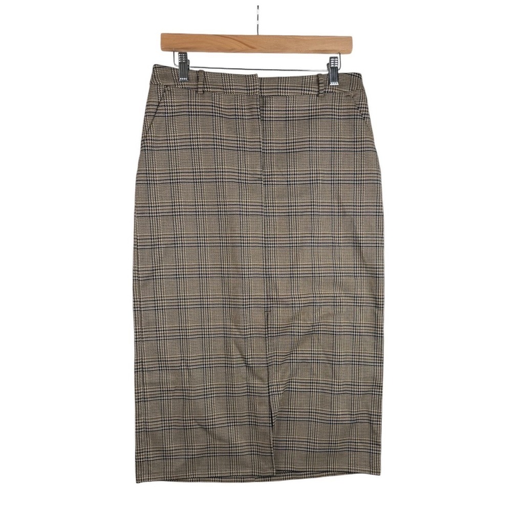 New Worthington Plaid Maxi Skirt size 8‎ Brown/Black